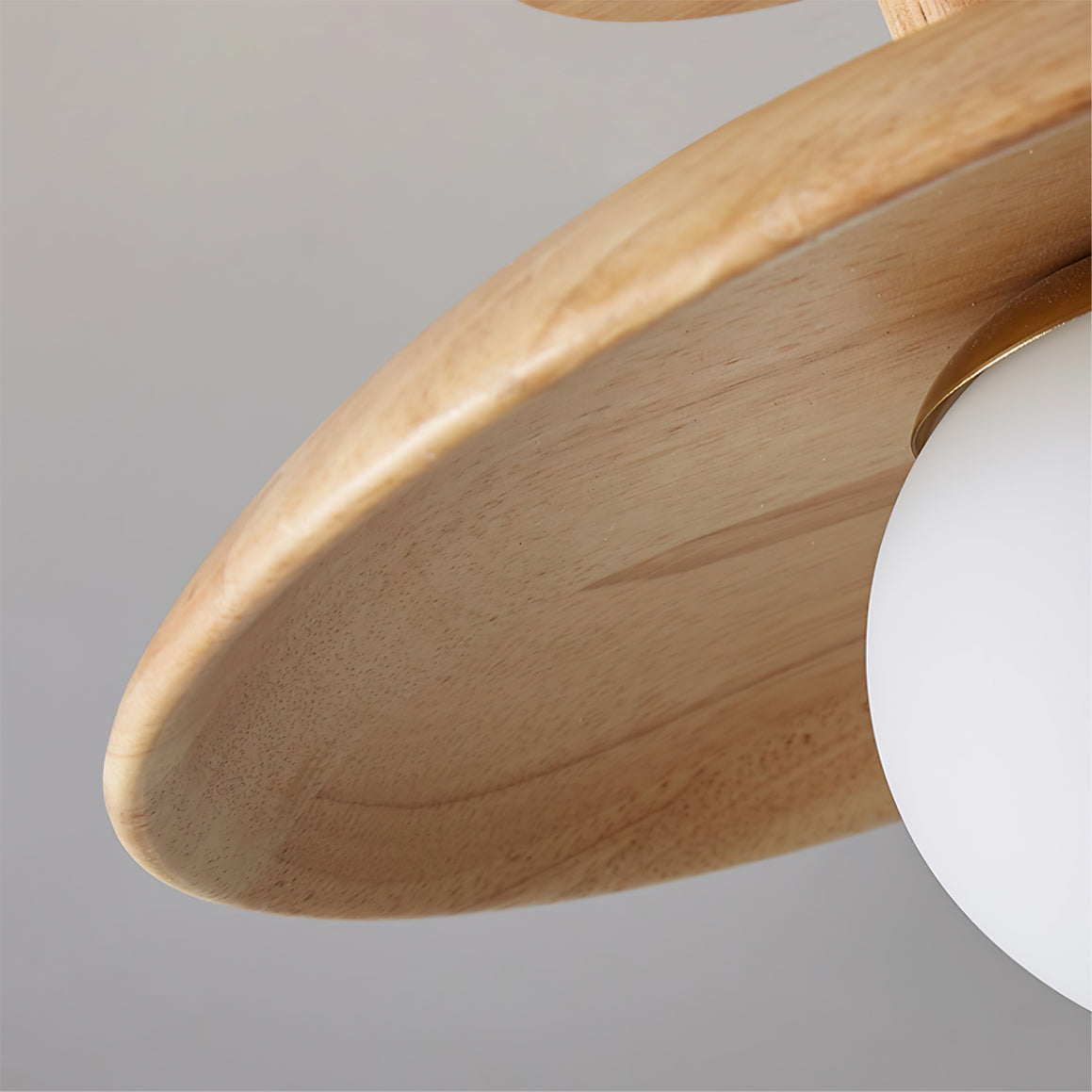 Glivon | Ash Wood Ceiling Light Flush Mount Entryway
