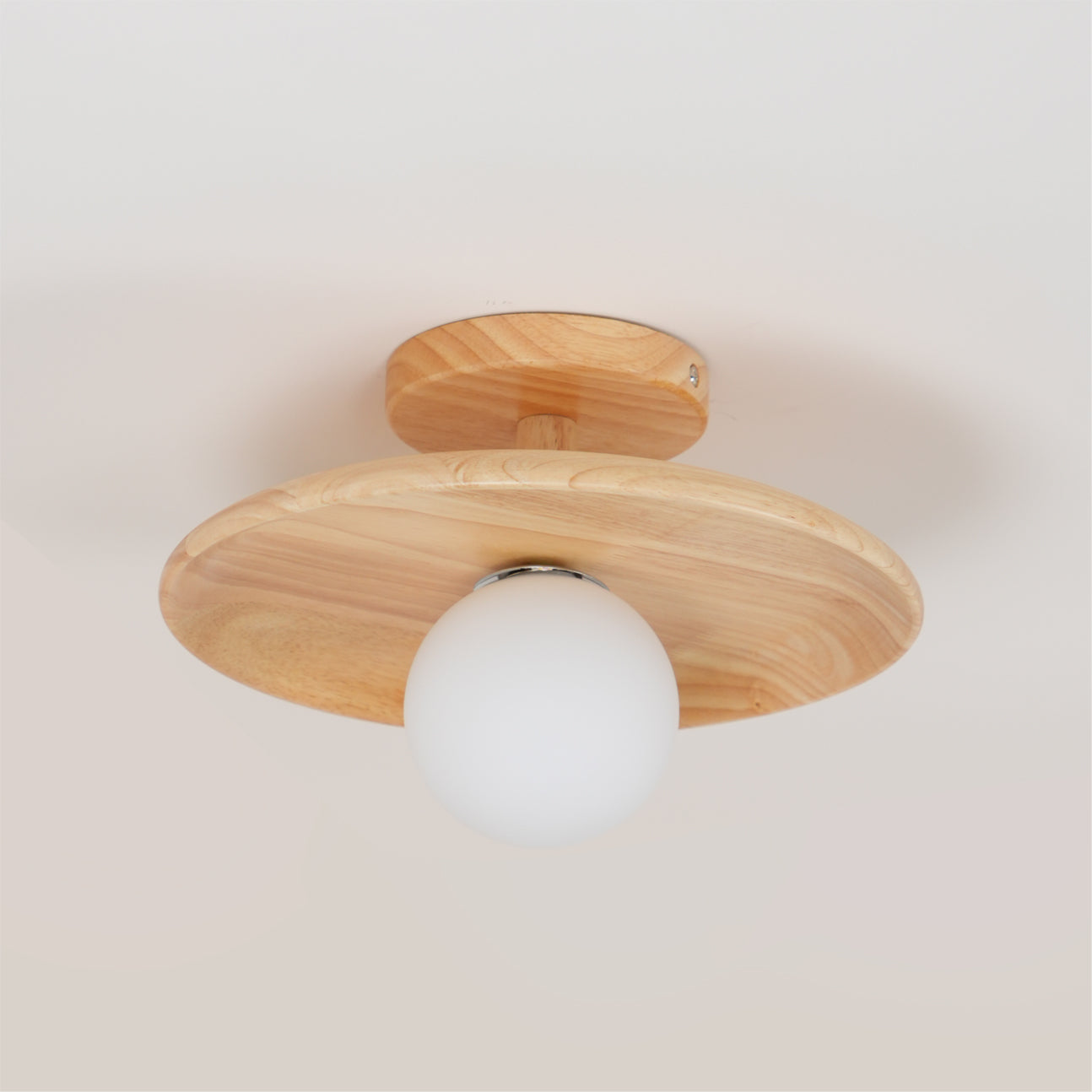Glivon | Ash Wood Ceiling Light Flush Mount Entryway