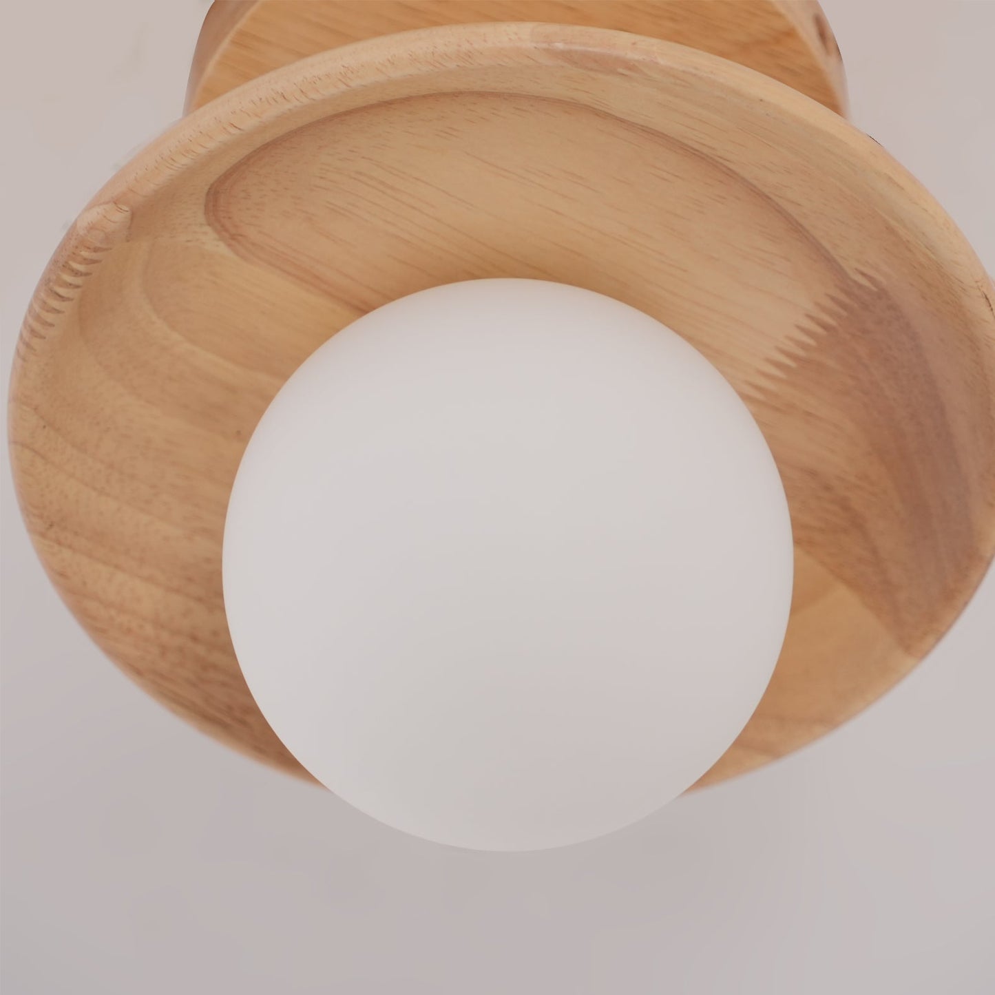Glivon | Ash Wood Ceiling Light Flush Mount Entryway