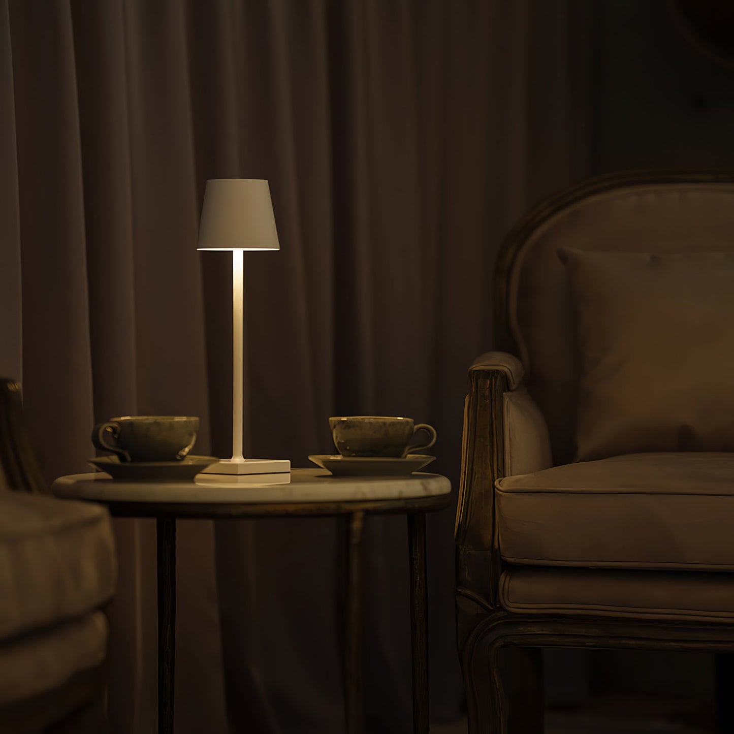 Veya | Dimmable USB Rechargeable Cordless LED Touch Table Lamp