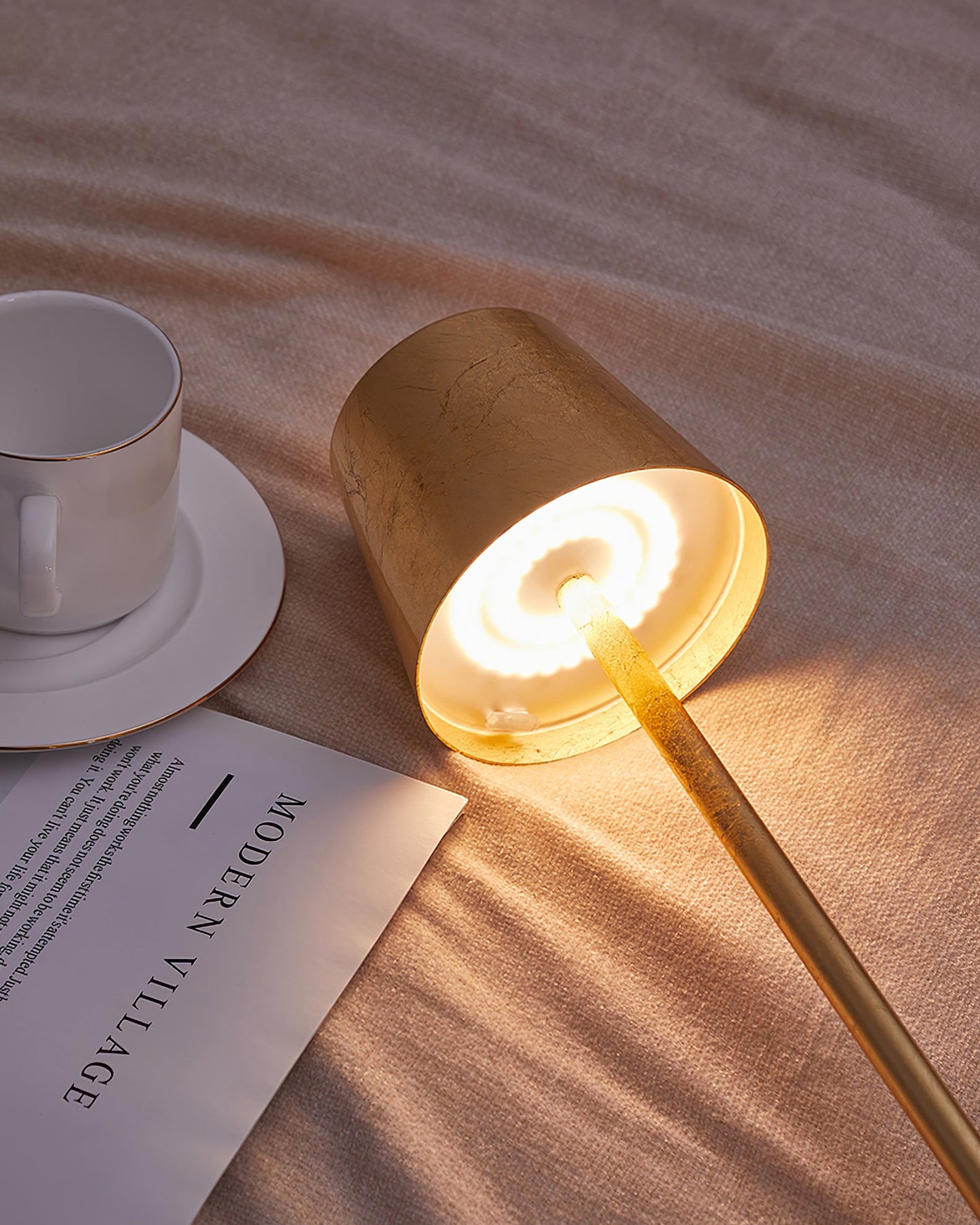 Veya | Dimmable USB Rechargeable Cordless LED Touch Table Lamp