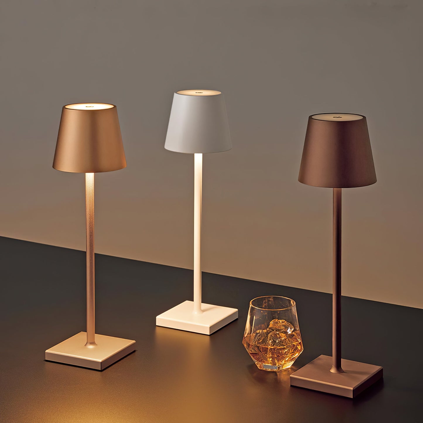 Veya | Dimmable USB Rechargeable Cordless LED Touch Table Lamp
