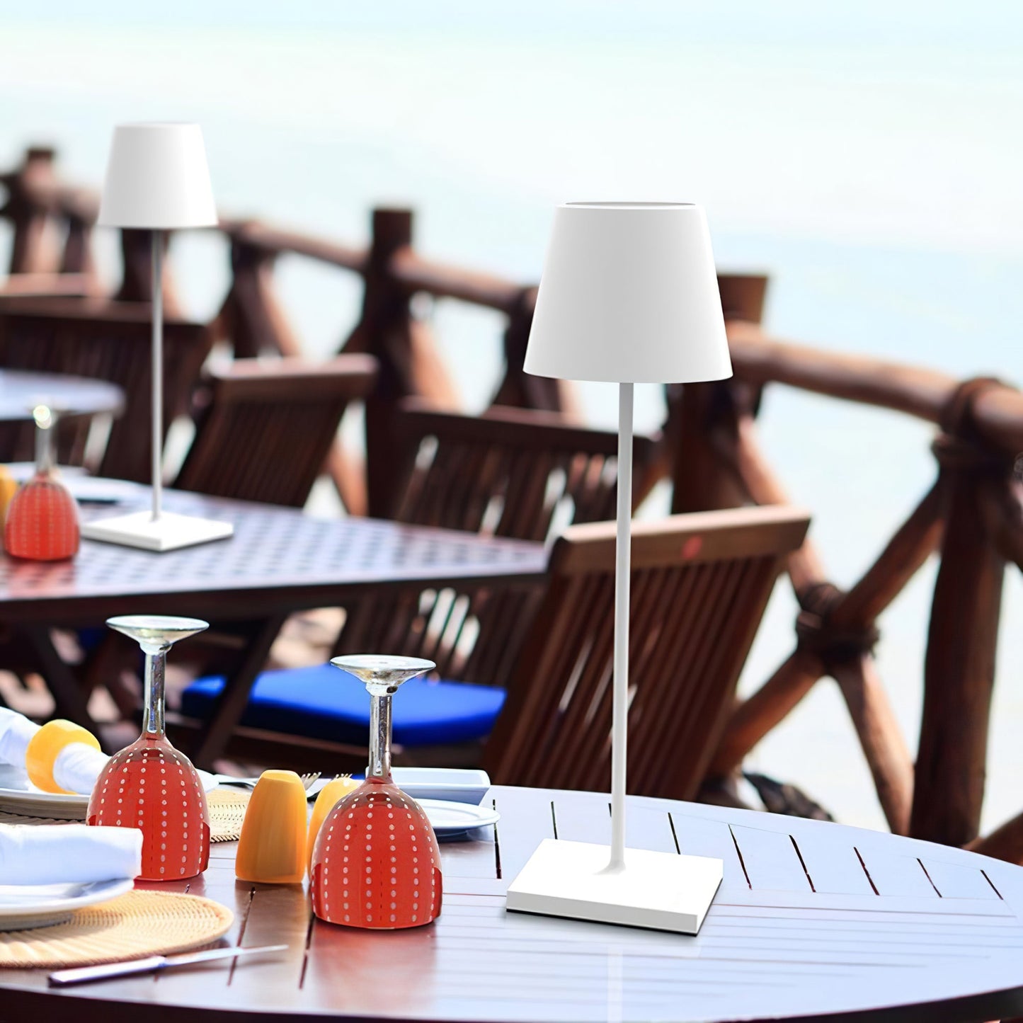 Veya | Dimmable USB Rechargeable Cordless LED Touch Table Lamp