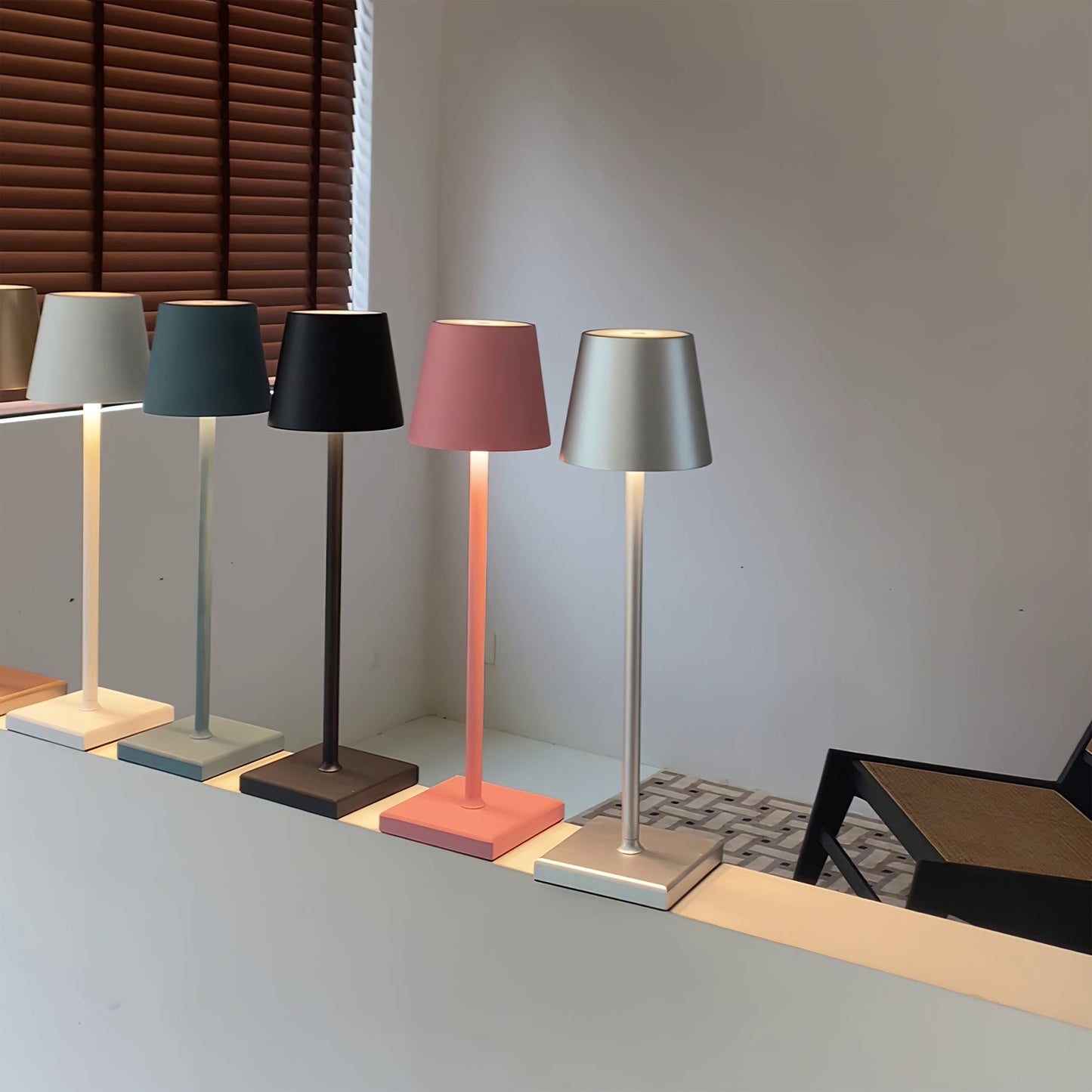Veya | Dimmable USB Rechargeable Cordless LED Touch Table Lamp