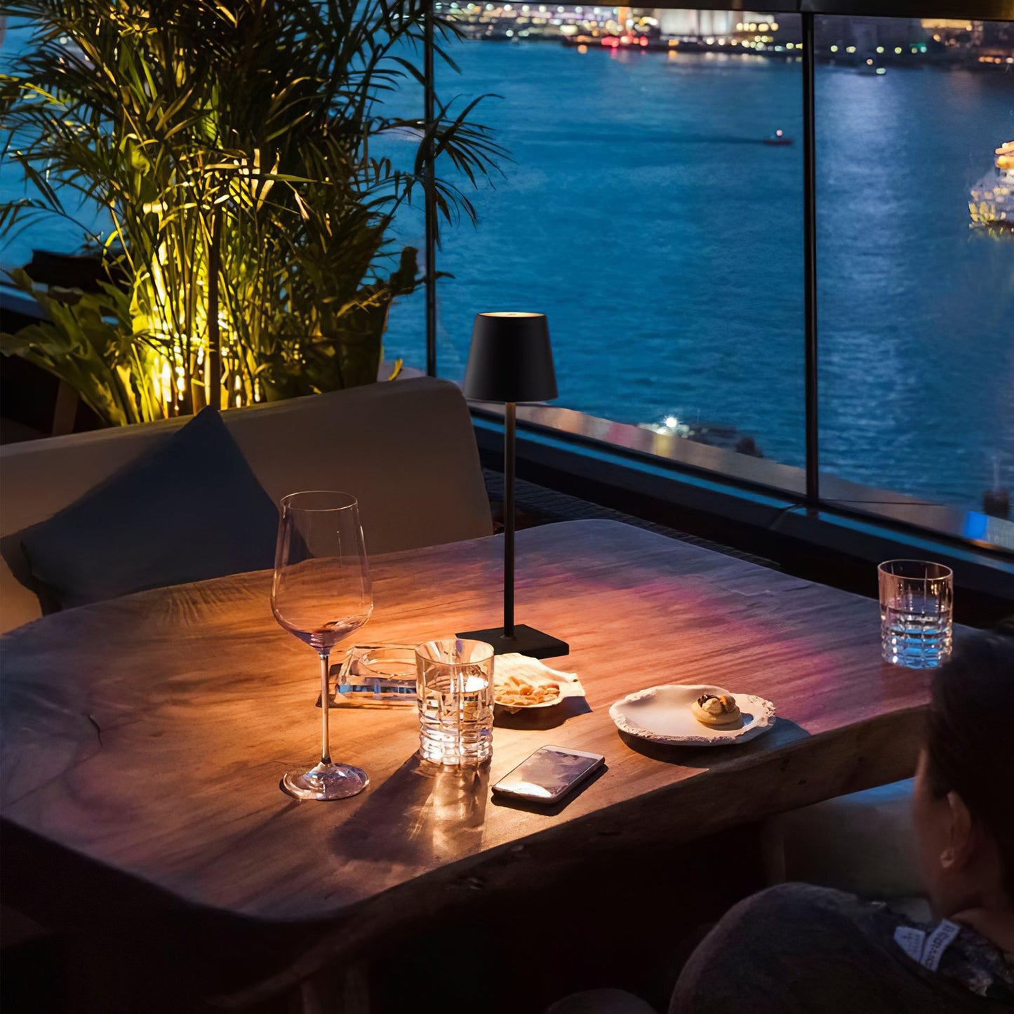Veya | Dimmable USB Rechargeable Cordless LED Touch Table Lamp