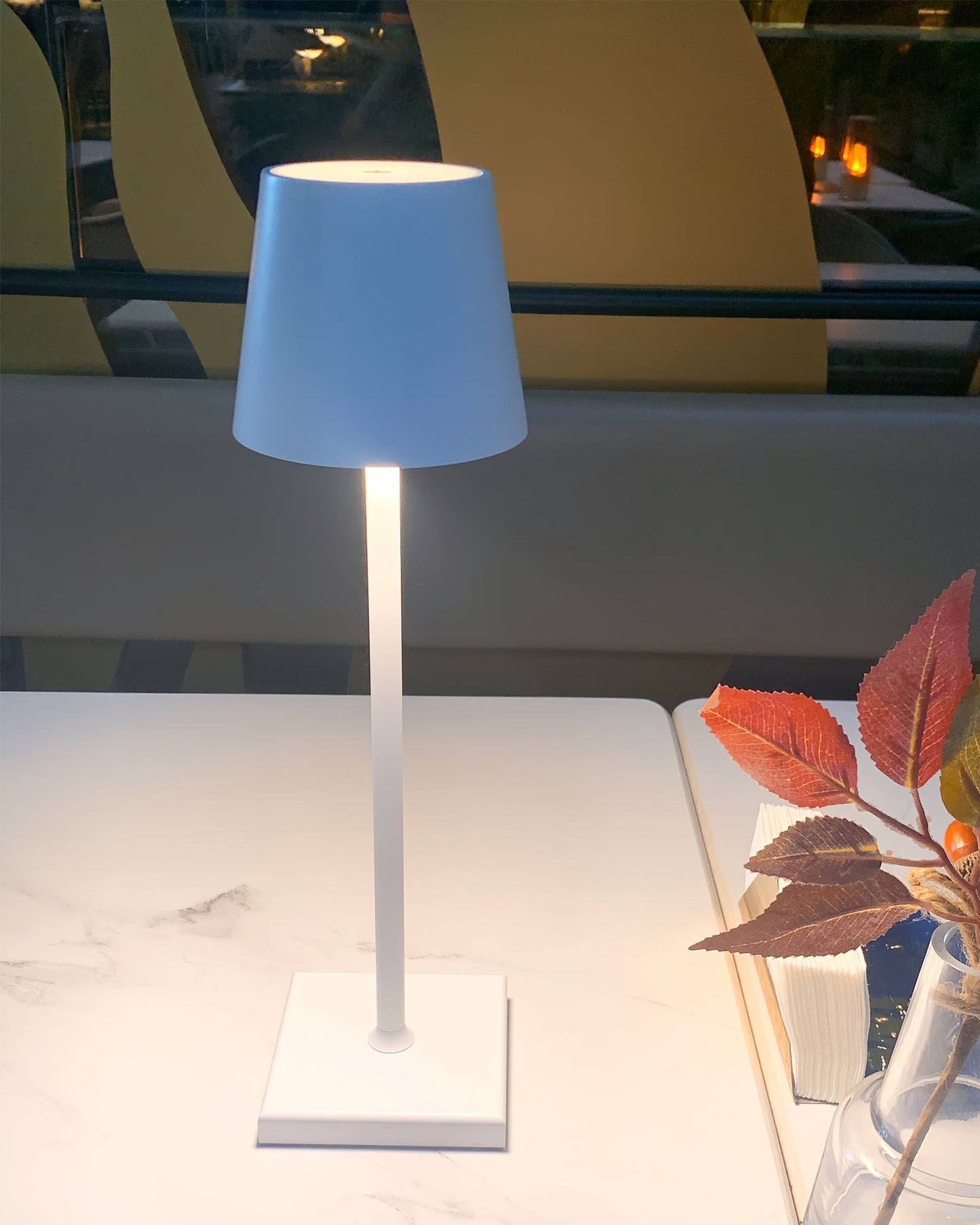 Veya | Dimmable USB Rechargeable Cordless LED Touch Table Lamp
