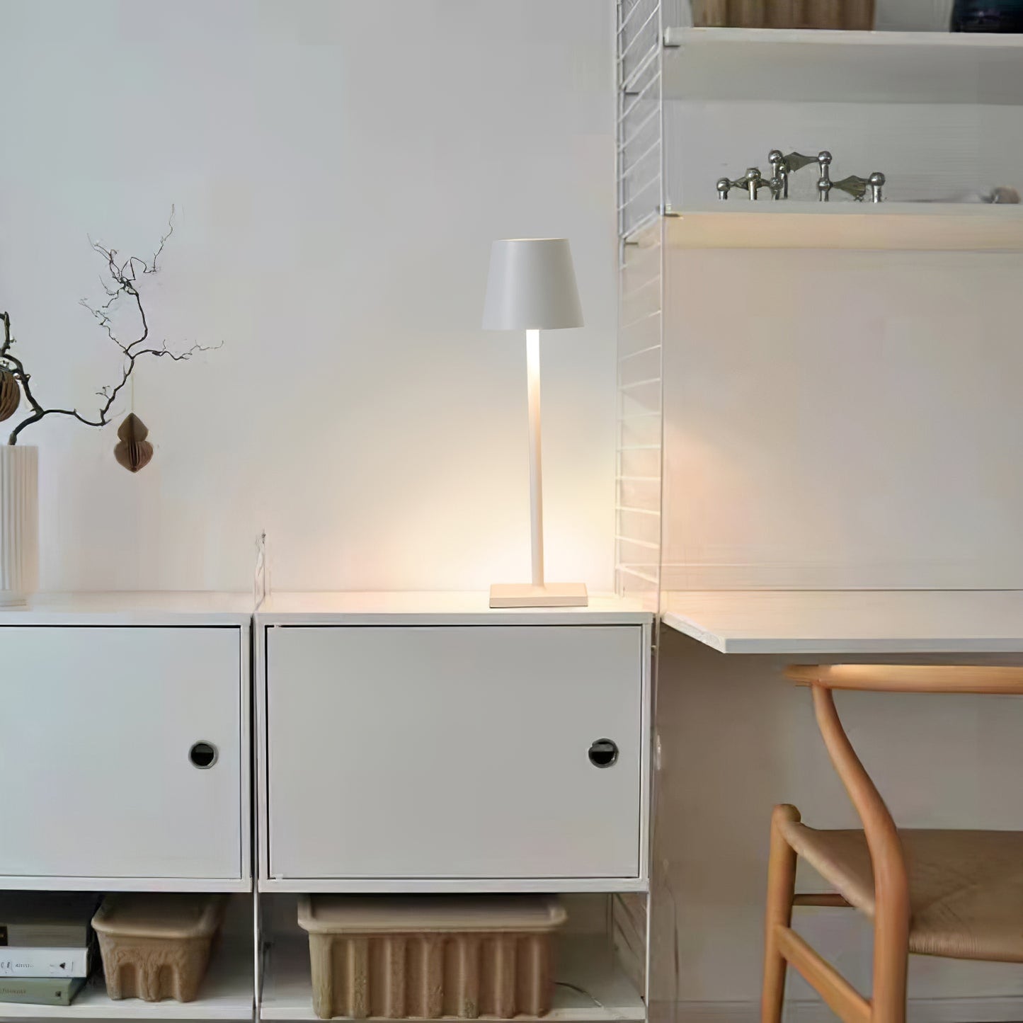 Veya | Dimmable USB Rechargeable Cordless LED Touch Table Lamp