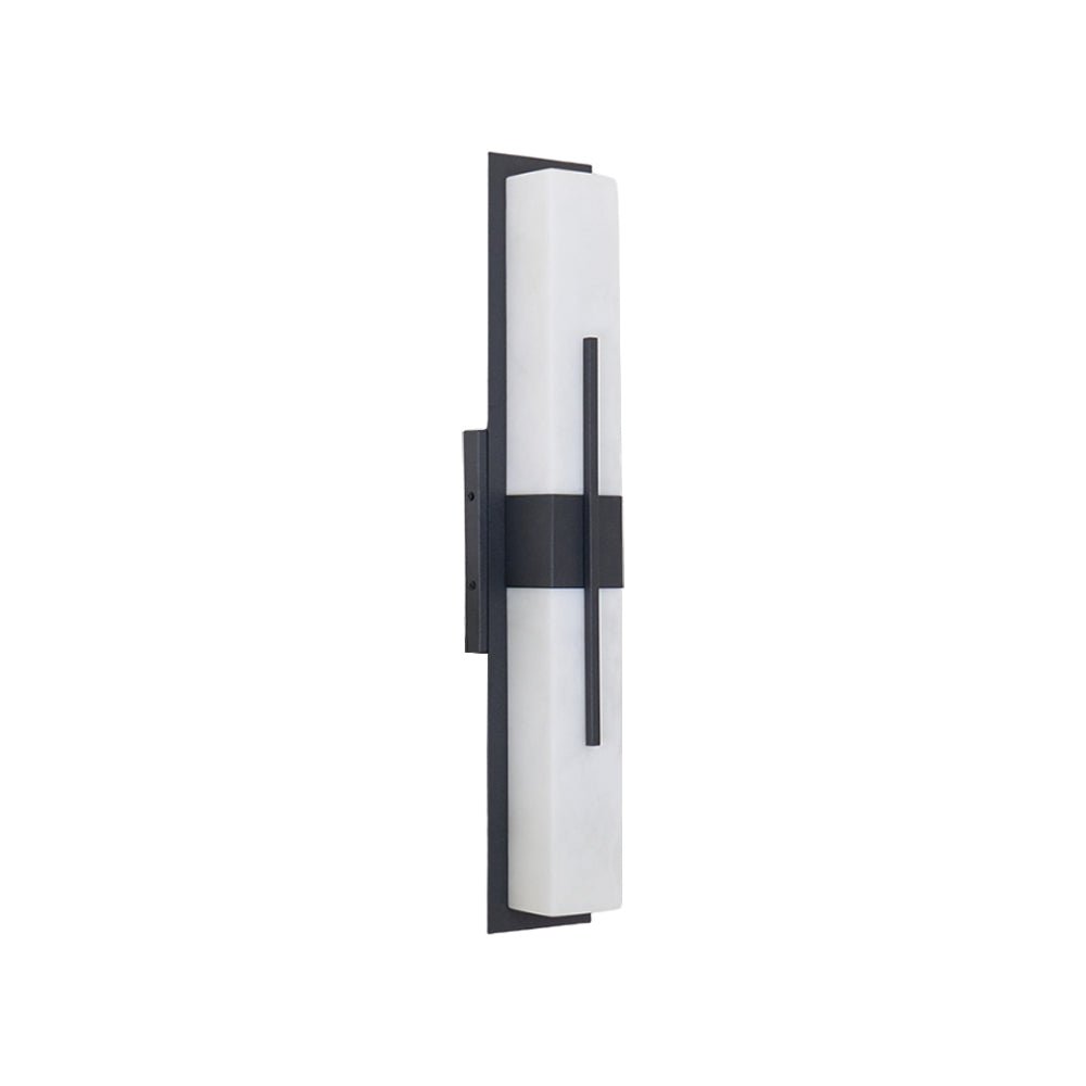 Thalor | Alabaster Contemporary LED Outdoor Wall Light