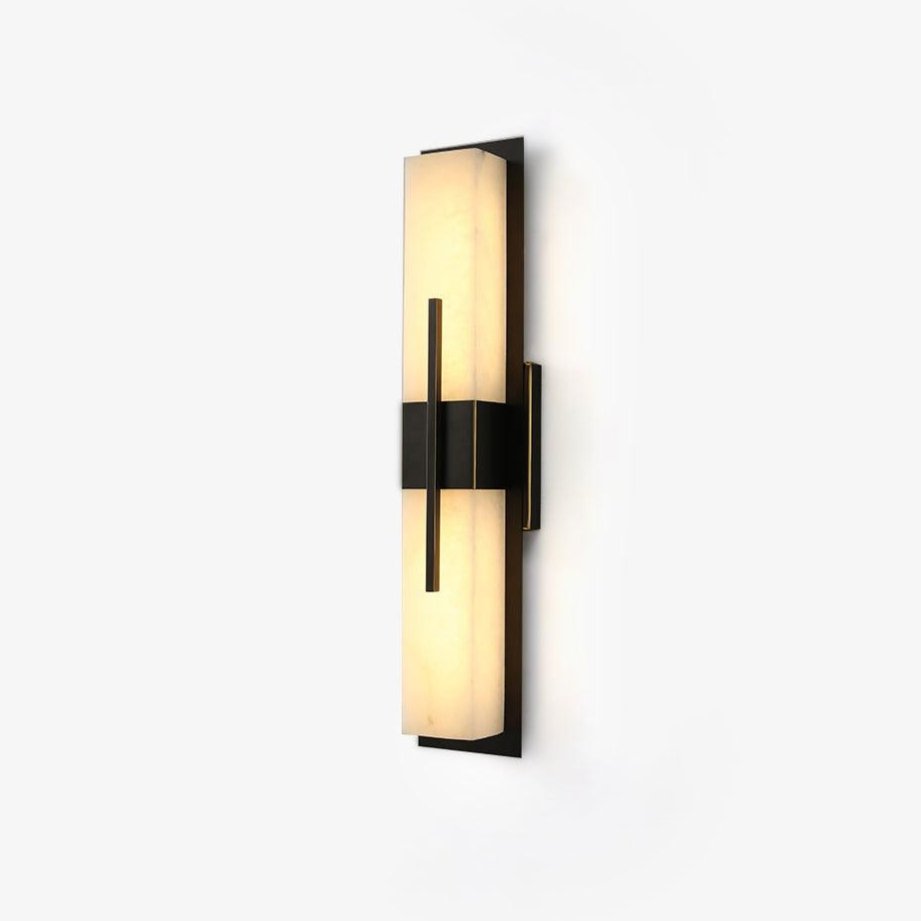Thalor | Alabaster Contemporary LED Outdoor Wall Light