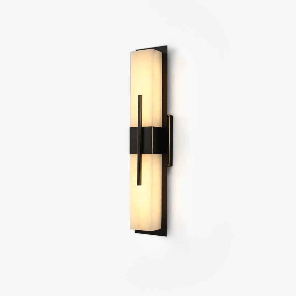 Thalor | Alabaster Contemporary LED Outdoor Wall Light