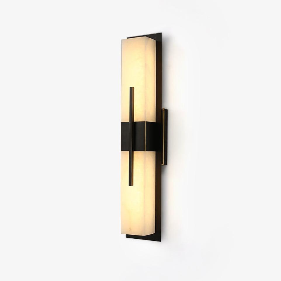 Thalor | Alabaster Contemporary LED Outdoor Wall Light