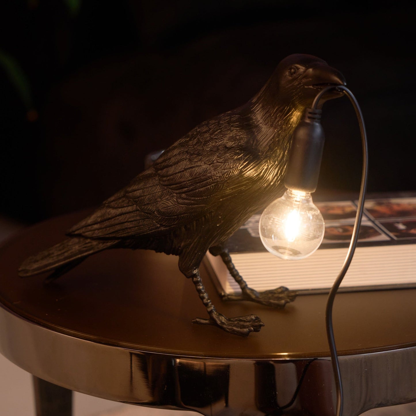 Marcellus | Bird Sculpture Resin Decorative Living Room Table Lamp