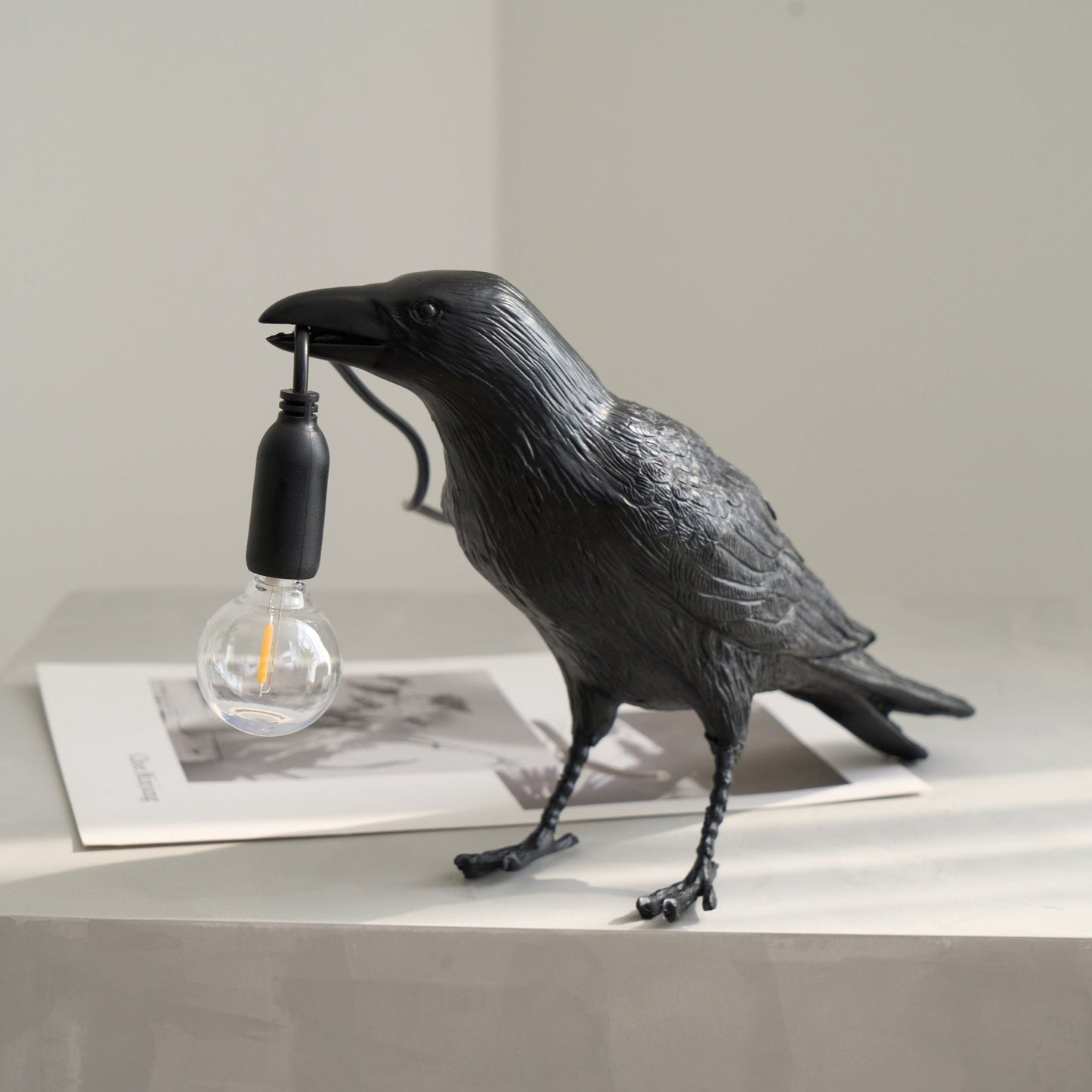 Marcellus | Bird Sculpture Resin Decorative Living Room Table Lamp