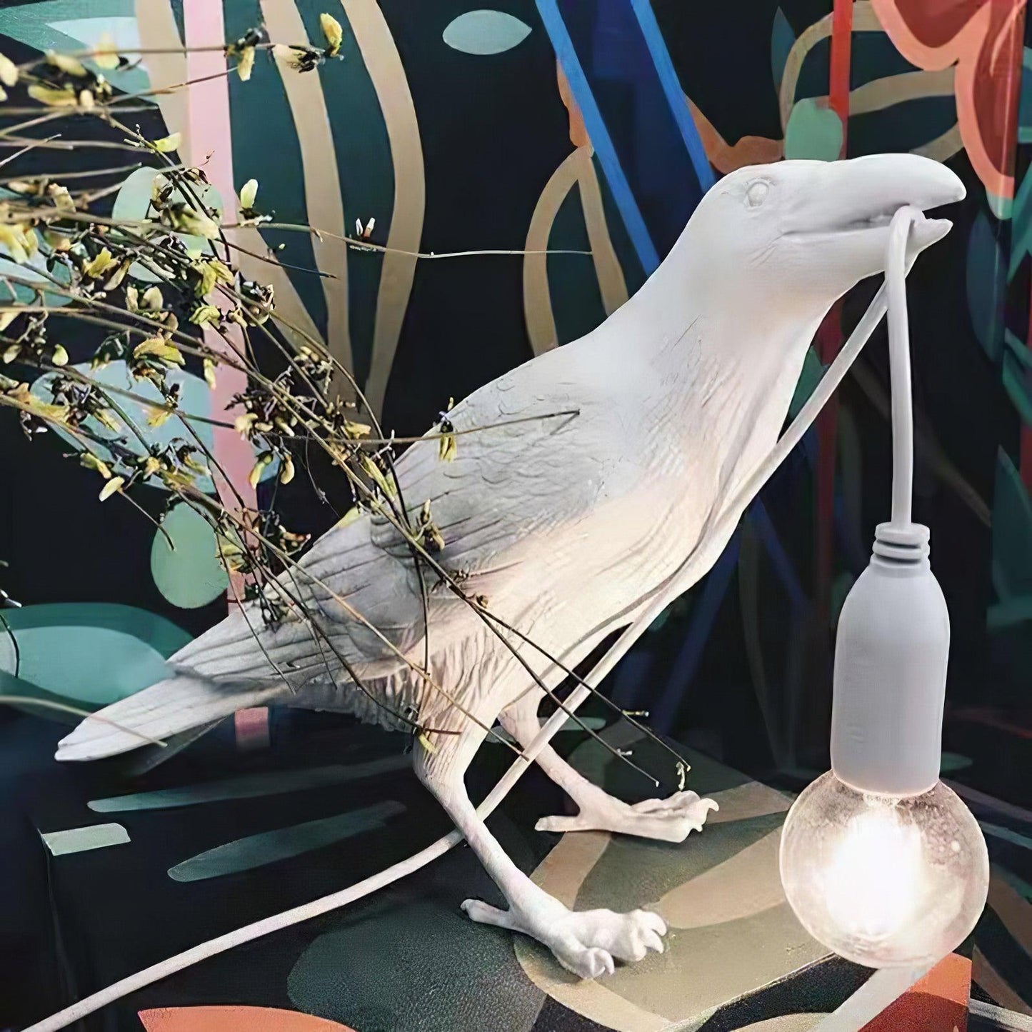 Marcellus | Bird Sculpture Resin Decorative Living Room Table Lamp