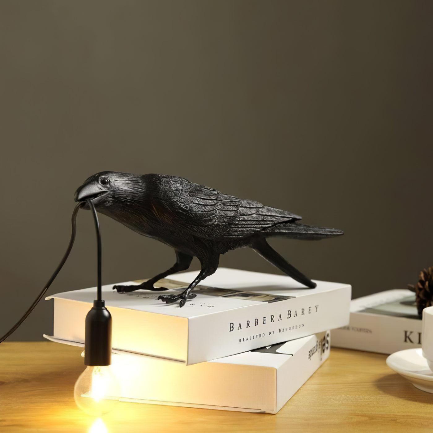 Marcellus | Bird Sculpture Resin Decorative Living Room Table Lamp