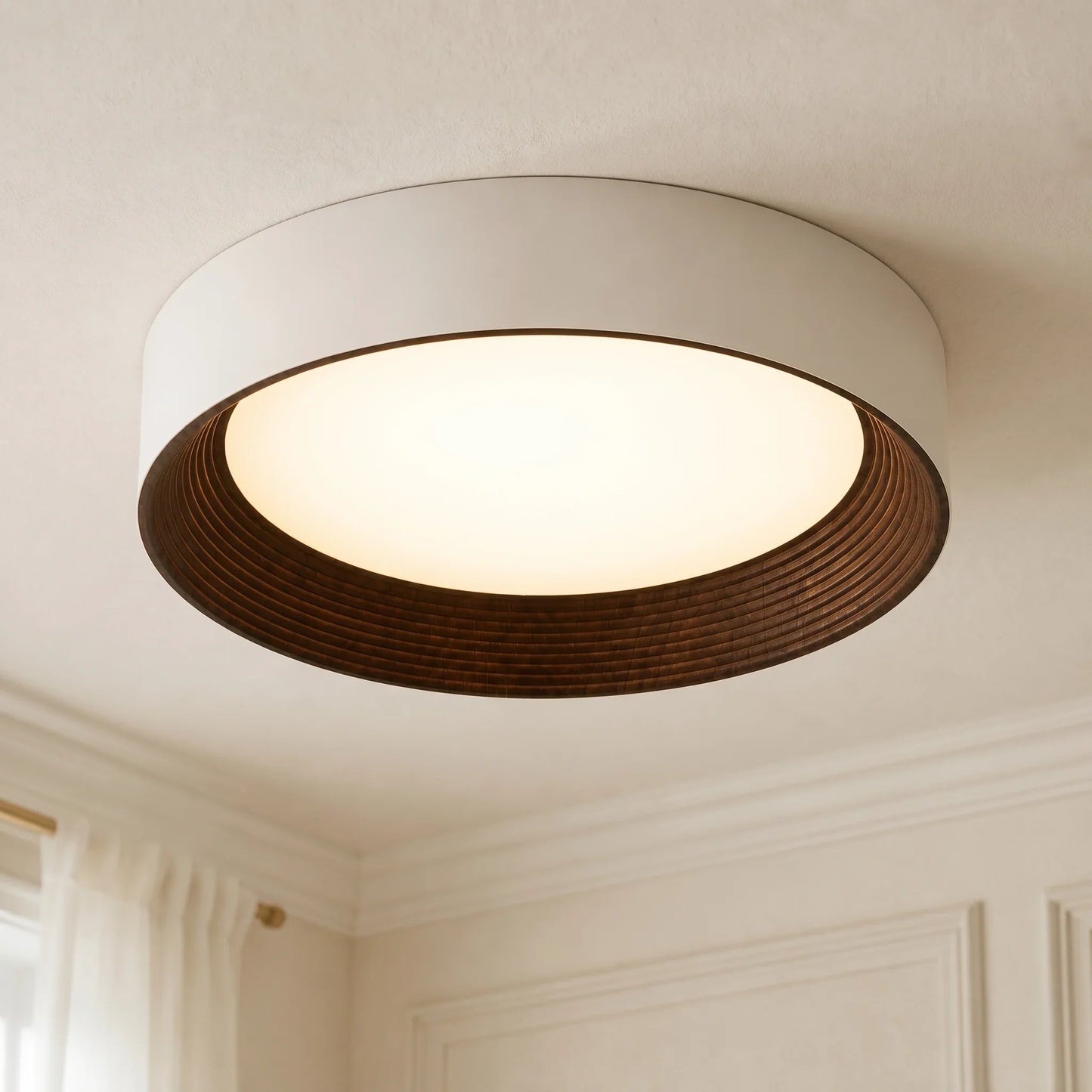 Malcolm | Minimalist LED Ceiling Light Round Flush Mount for Home Lighting