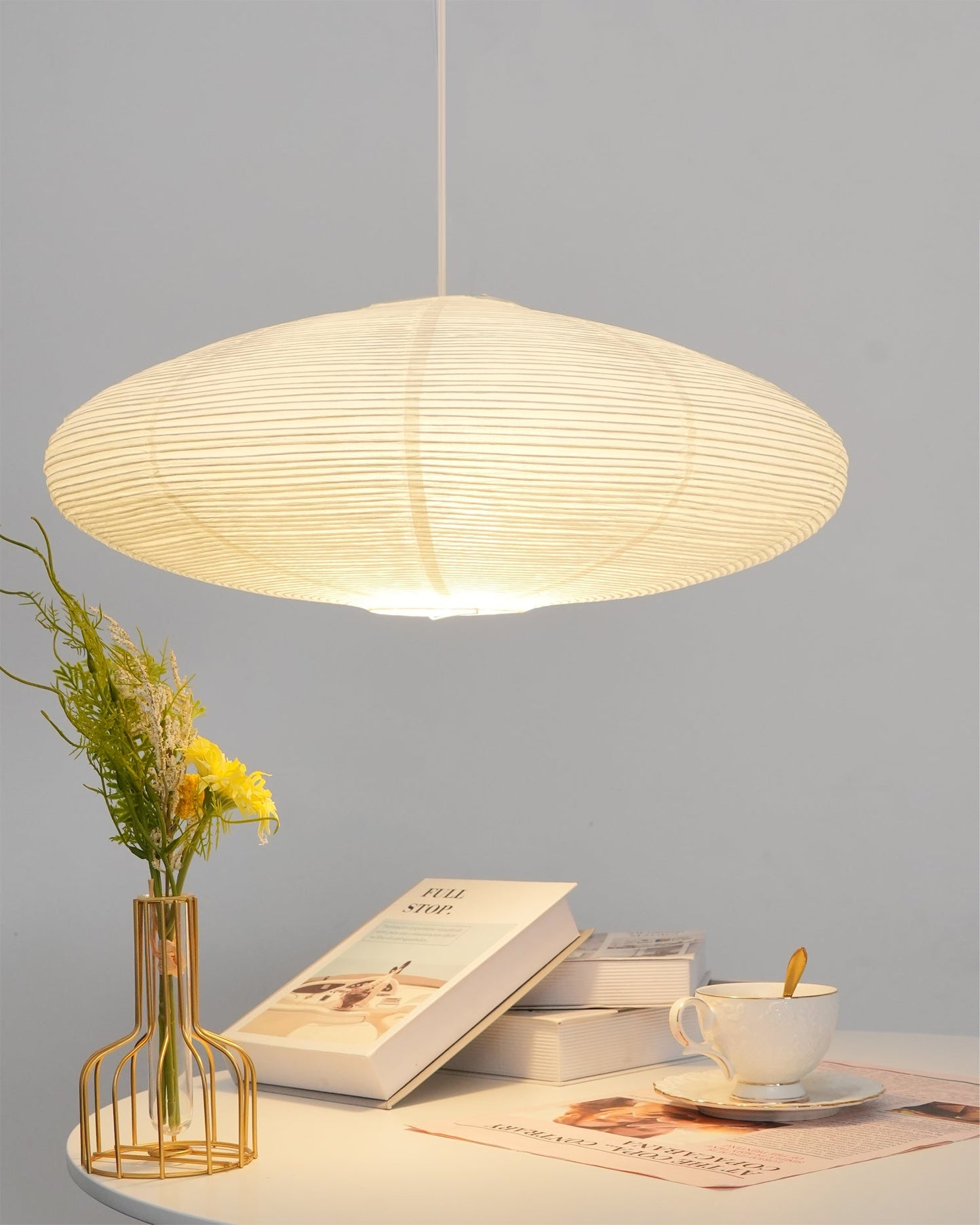 Zephyra | Japanese-Style Handcrafted Pendant Light for Living Room