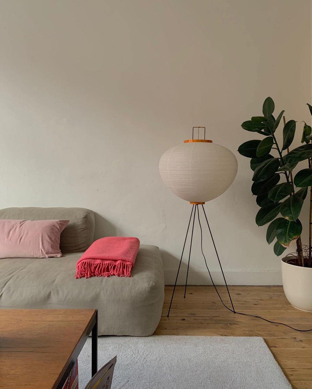 Jaxen | Classic Paper Floor Lamp Lighting for Bedroom or Lounge