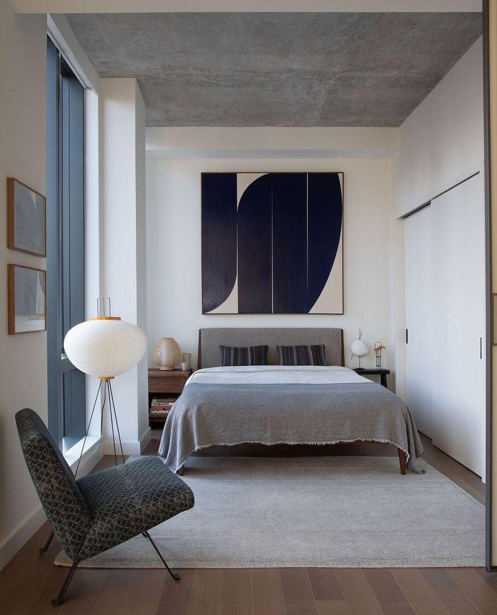 Jaxen | Classic Paper Floor Lamp Lighting for Bedroom or Lounge