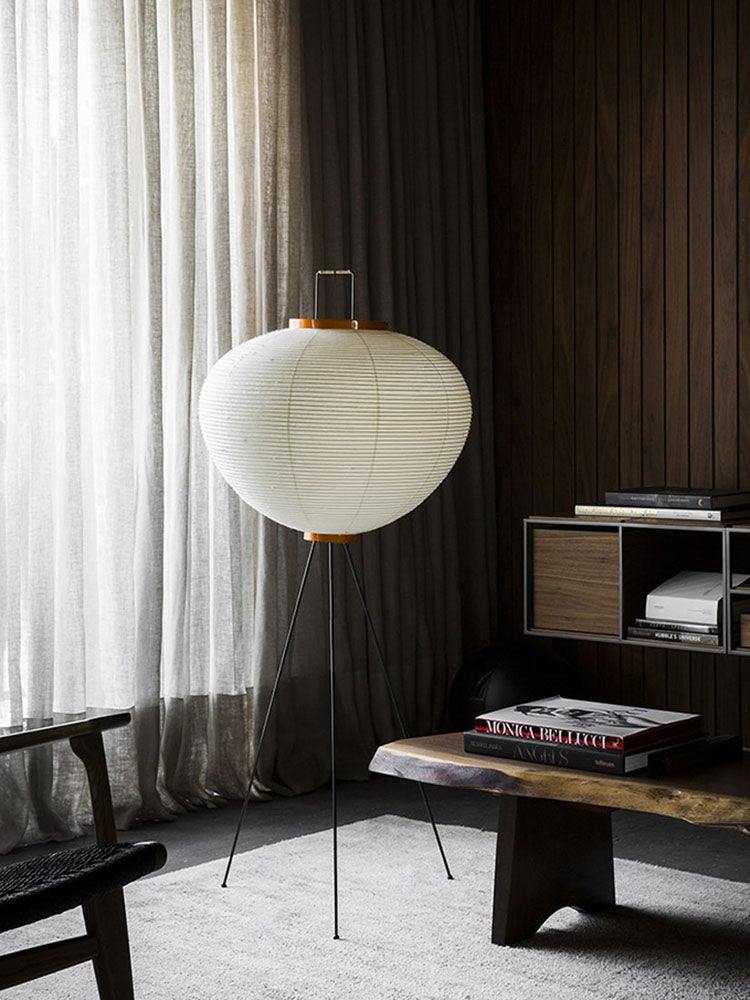 Jaxen | Classic Paper Floor Lamp Lighting for Bedroom or Lounge