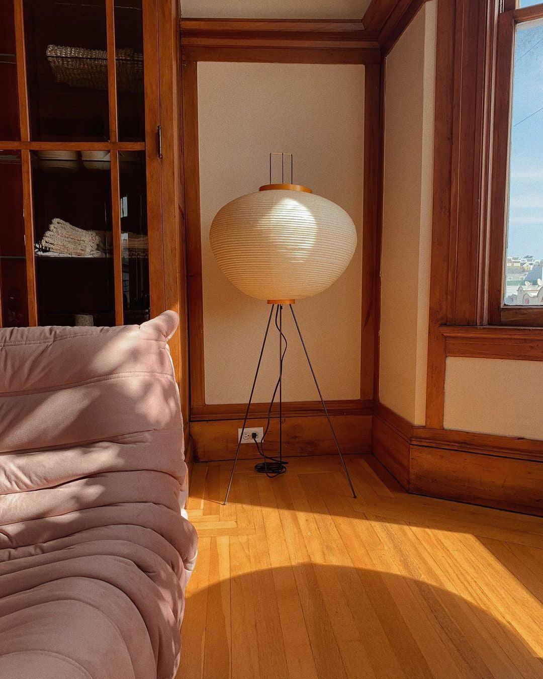 Jaxen | Classic Paper Floor Lamp Lighting for Bedroom or Lounge