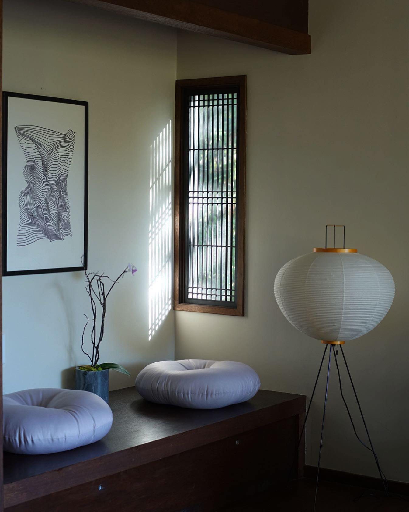Jaxen | Classic Paper Floor Lamp Lighting for Bedroom or Lounge