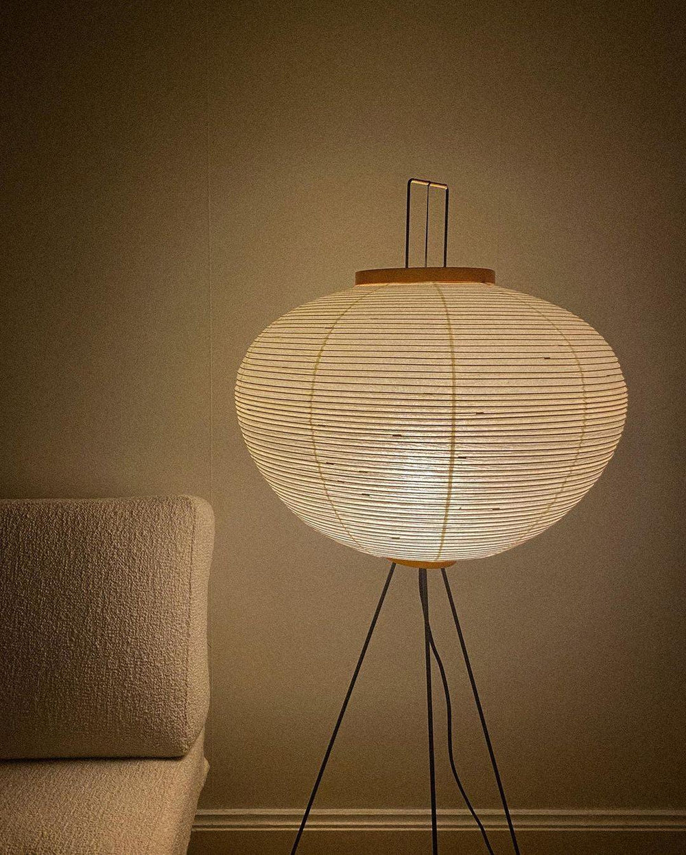 Jaxen | Classic Paper Floor Lamp Lighting for Bedroom or Lounge