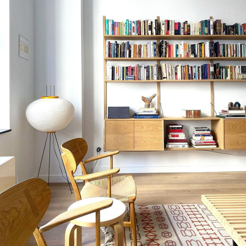 Jaxen | Classic Paper Floor Lamp Lighting for Bedroom or Lounge