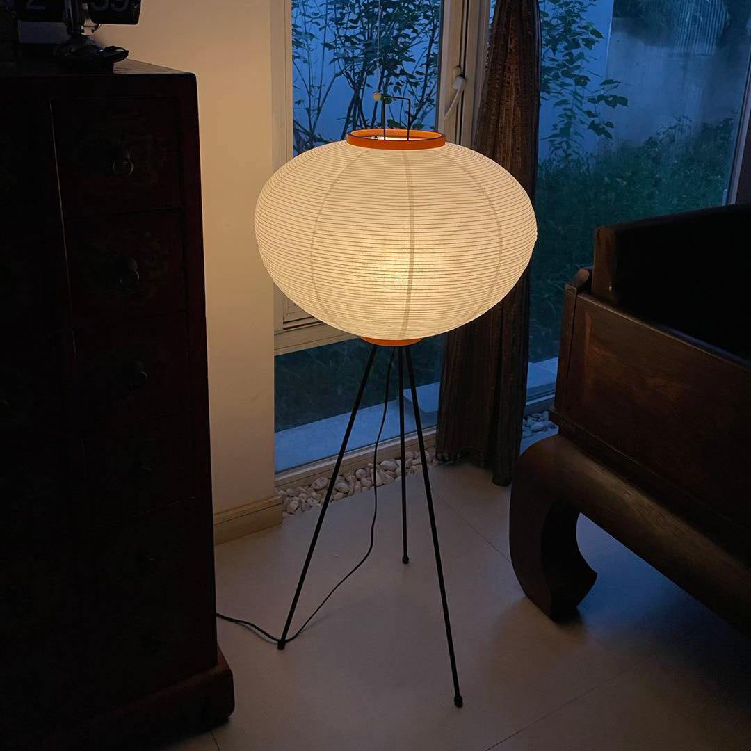 Jaxen | Classic Paper Floor Lamp Lighting for Bedroom or Lounge
