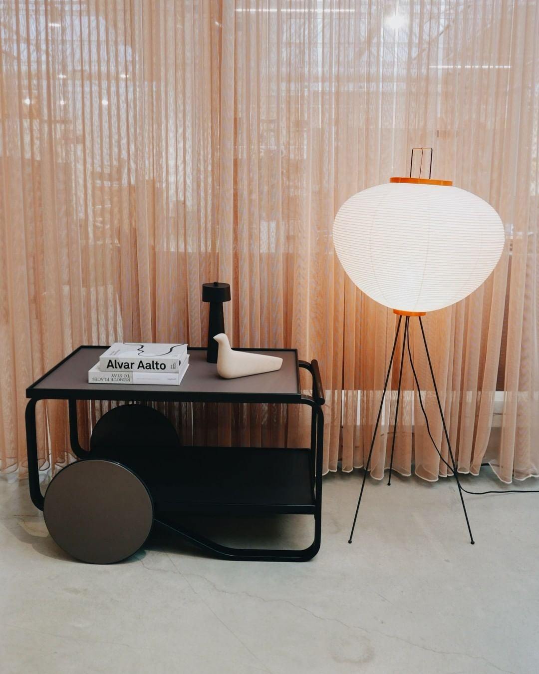Jaxen | Classic Paper Floor Lamp Lighting for Bedroom or Lounge