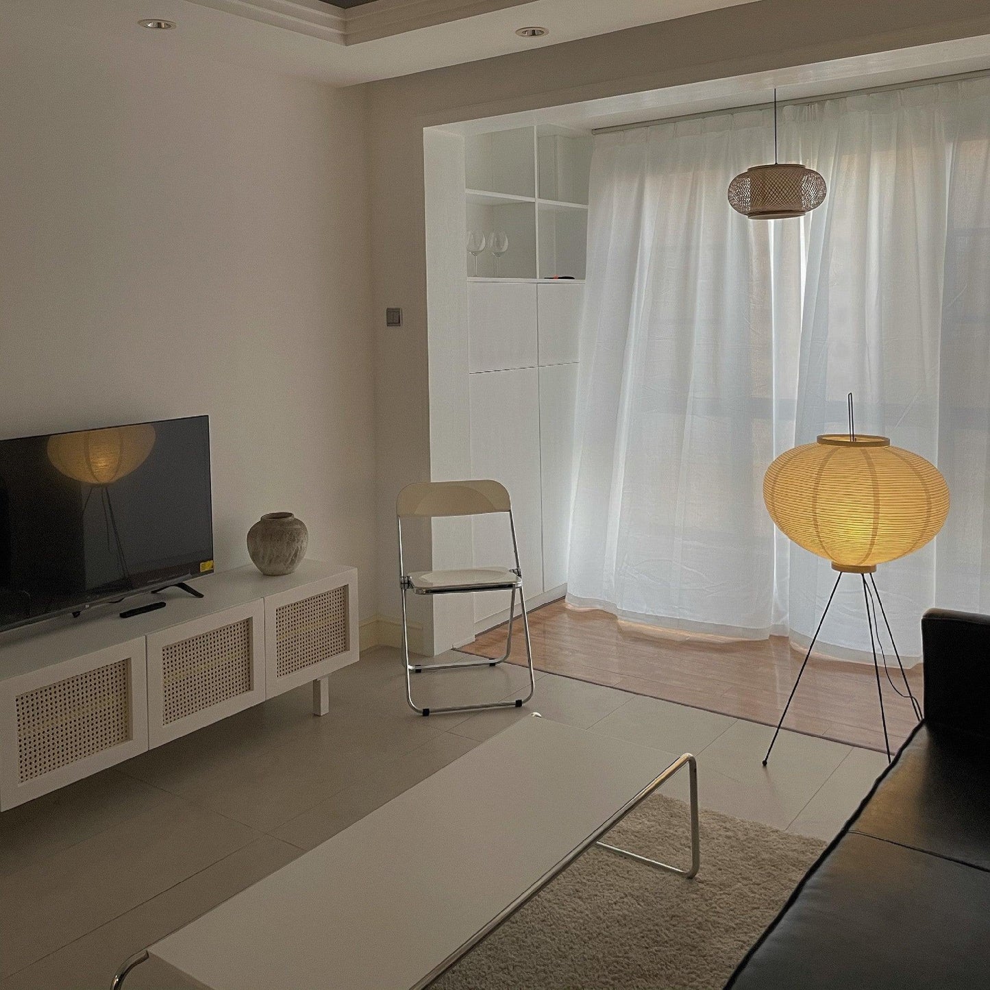 Jaxen | Classic Paper Floor Lamp Lighting for Bedroom or Lounge