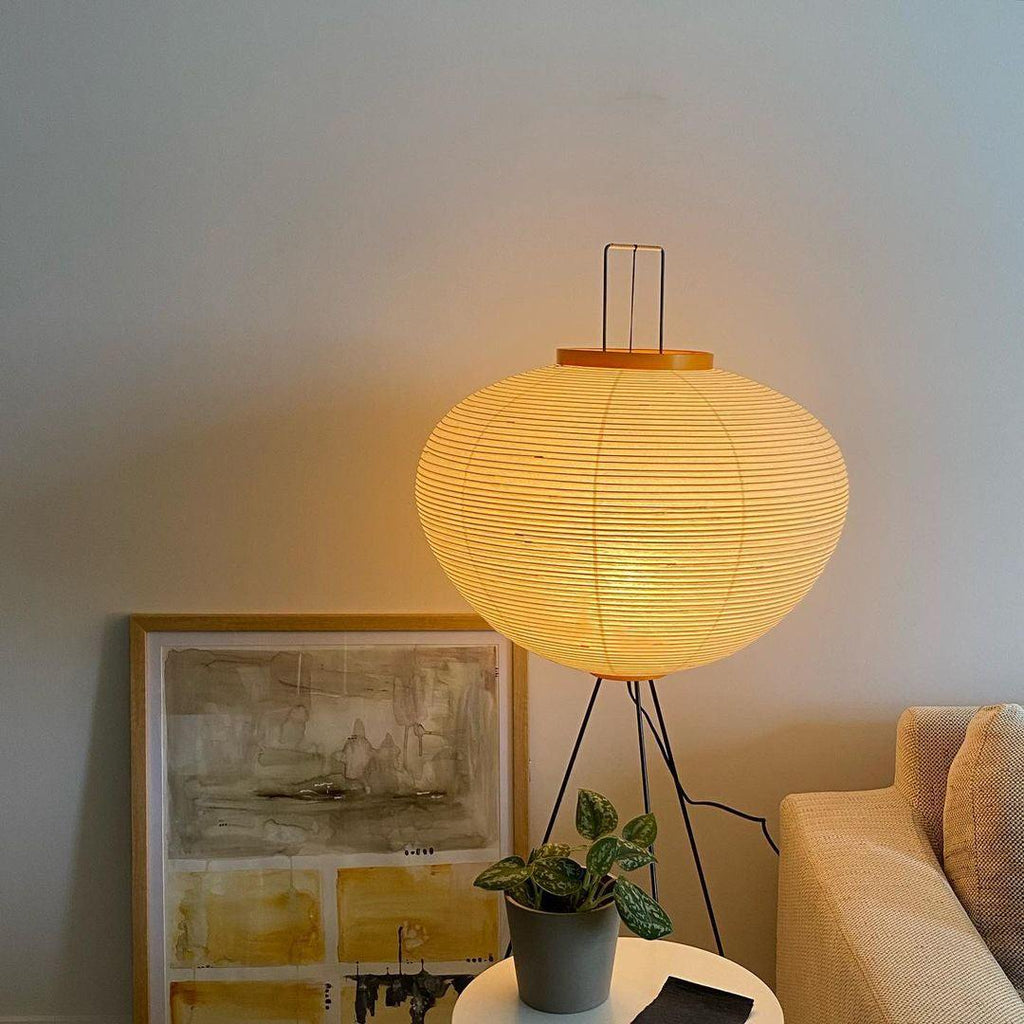 Jaxen | Classic Paper Floor Lamp Lighting for Bedroom or Lounge