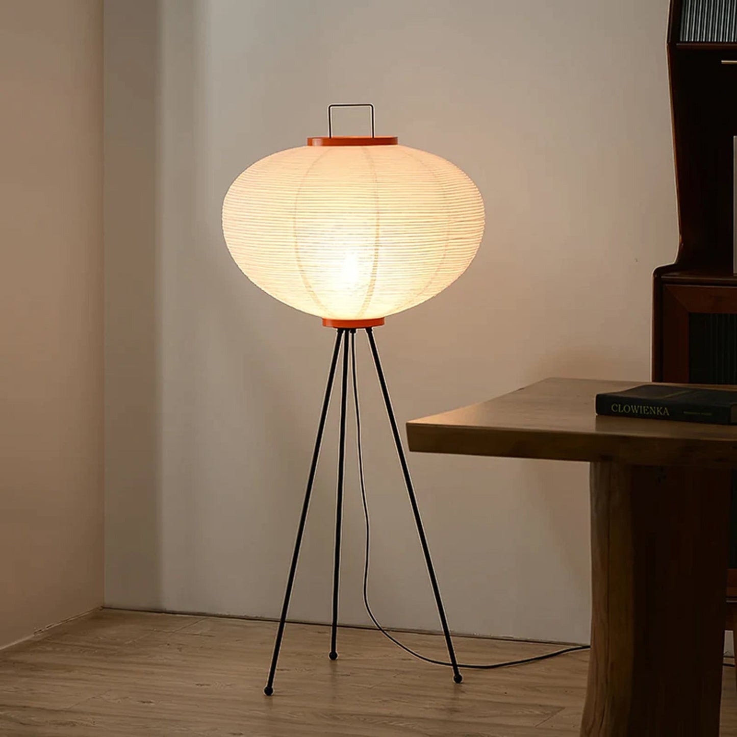 Jaxen | Classic Paper Floor Lamp Lighting for Bedroom or Lounge