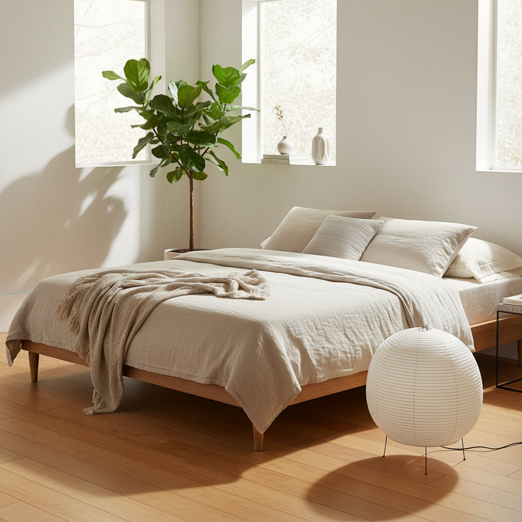 Orielle | Minimalist Rice Paper Floor Lamp Ambient Interior Lighting