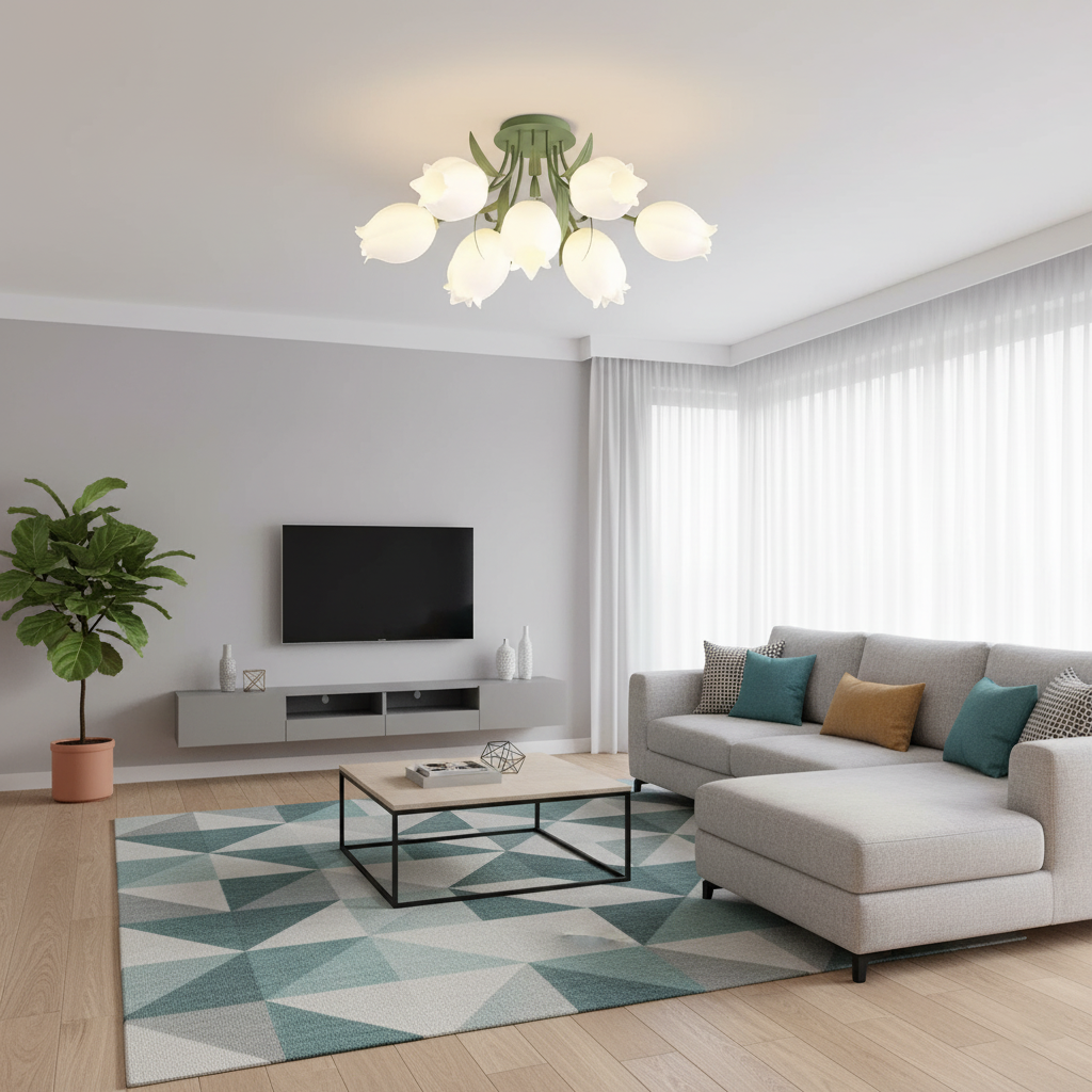 Lily Flower | LED Ceiling Light, Living Room