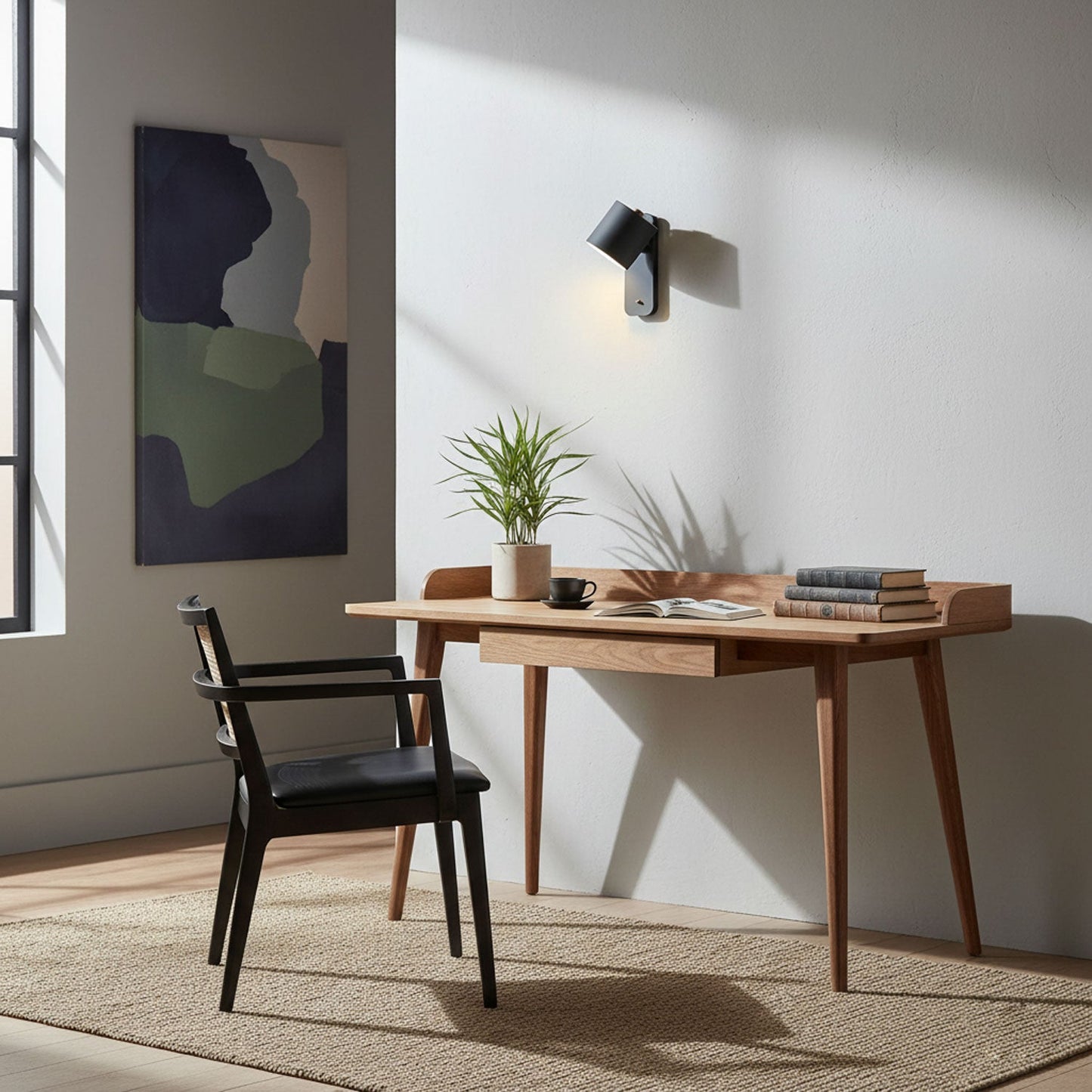 Orin | Rotatable Cylinder Wall Lamp Metal Adjustable for Bedroom Living Room