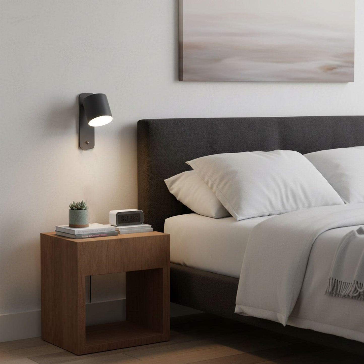 Orin | Rotatable Cylinder Wall Lamp Metal Adjustable for Bedroom Living Room