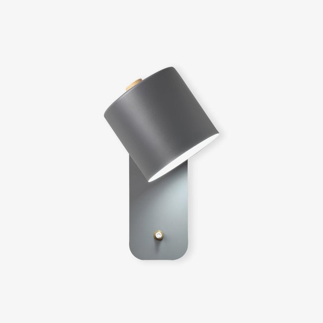 Orin | Rotatable Cylinder Wall Lamp Metal Adjustable for Bedroom Living Room