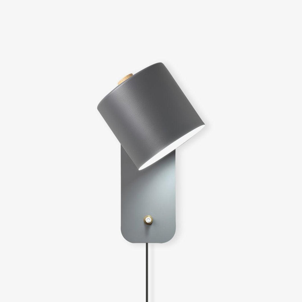 Vince | Directional Wall Lamp Plug-in Cylinder Bedside Reading