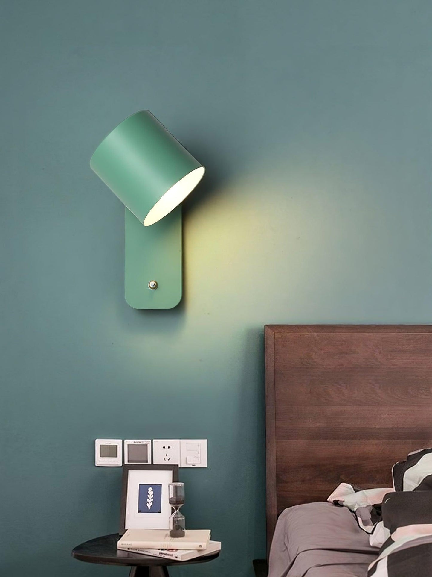Orin | Rotatable Cylinder Wall Lamp Metal Adjustable for Bedroom Living Room