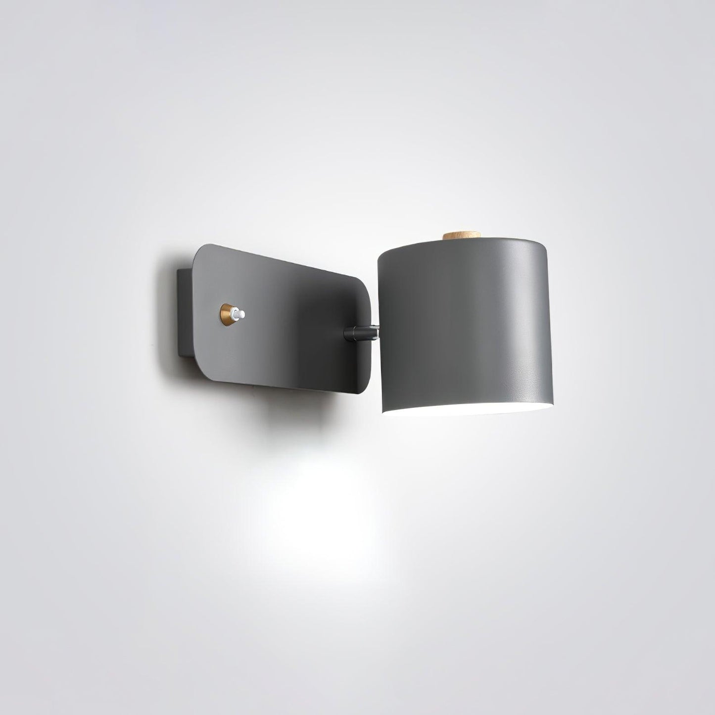 Orin | Rotatable Cylinder Wall Lamp Metal Adjustable for Bedroom Living Room
