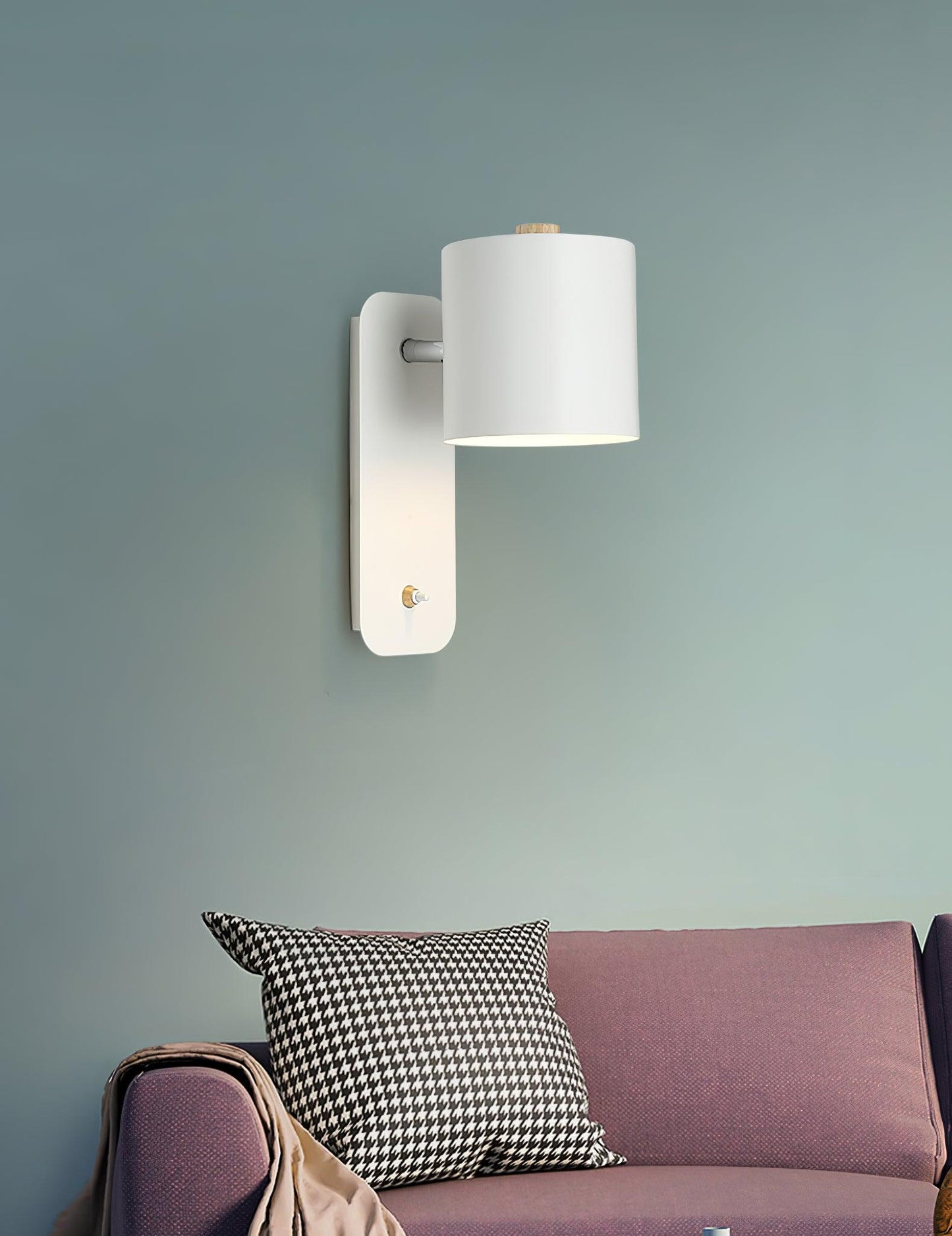 Orin | Rotatable Cylinder Wall Lamp Metal Adjustable for Bedroom Living Room