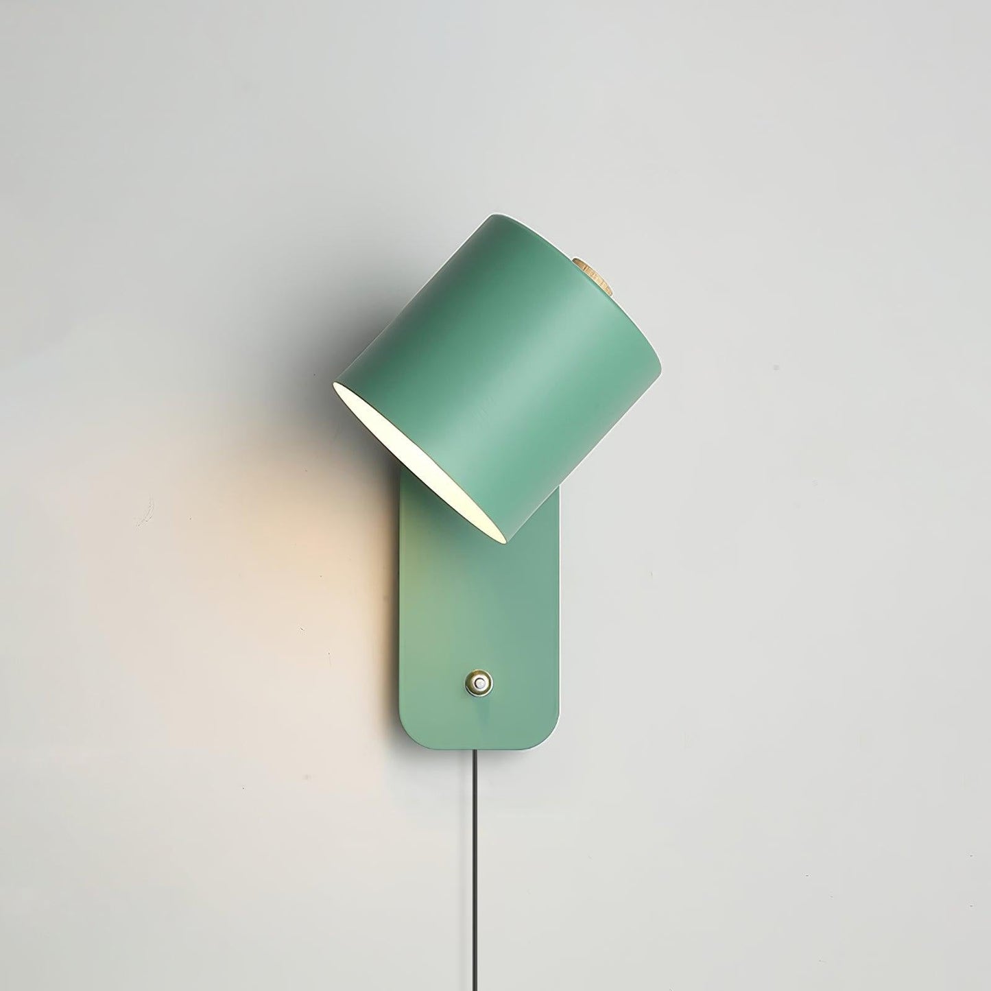 Vince | Directional Wall Lamp Plug-in Cylinder Bedside Reading