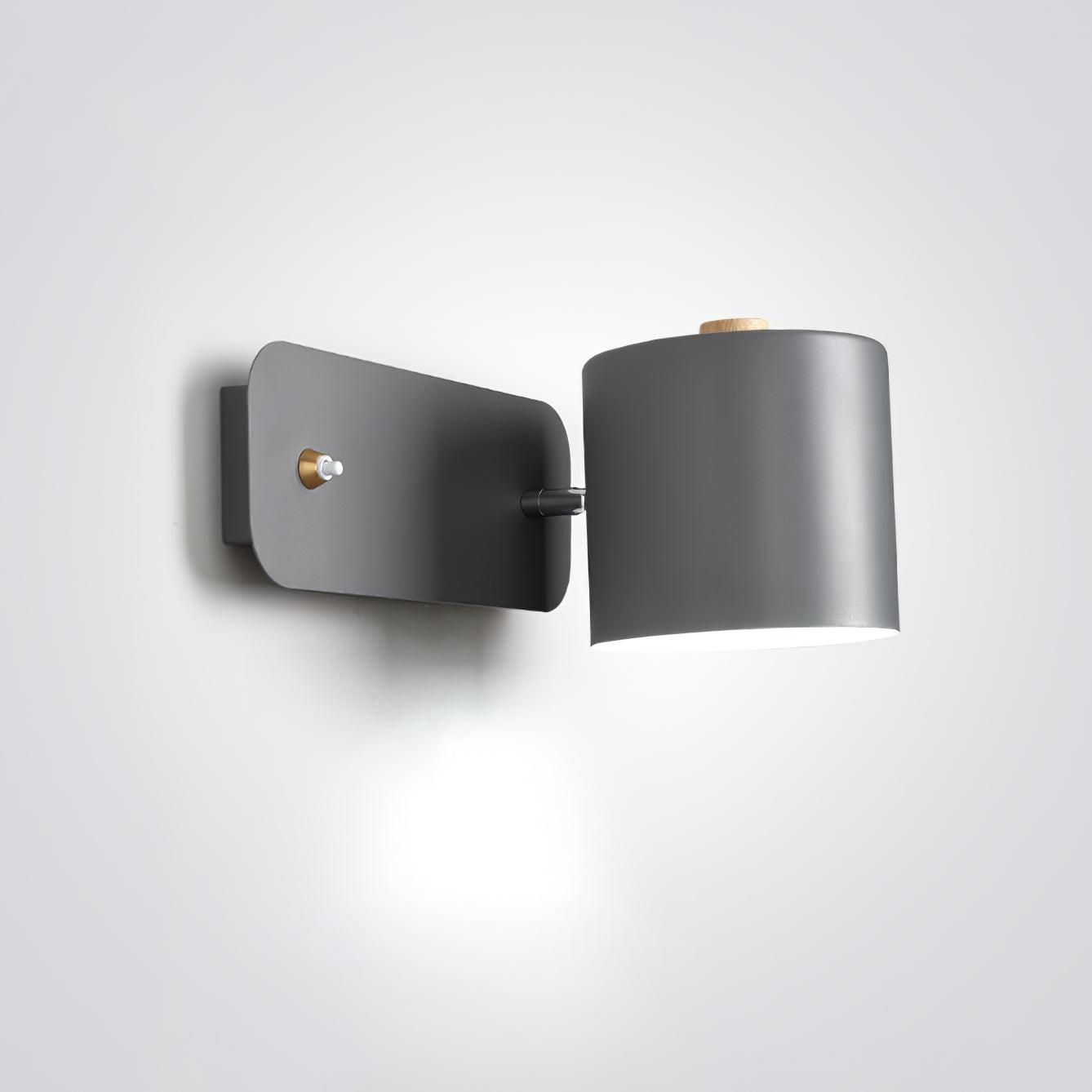 Orin | Rotatable Cylinder Wall Lamp Metal Adjustable for Bedroom Living Room