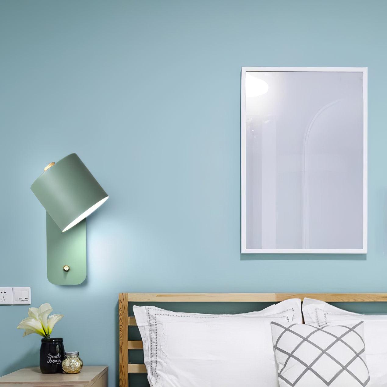 Orin | Rotatable Cylinder Wall Lamp Metal Adjustable for Bedroom Living Room