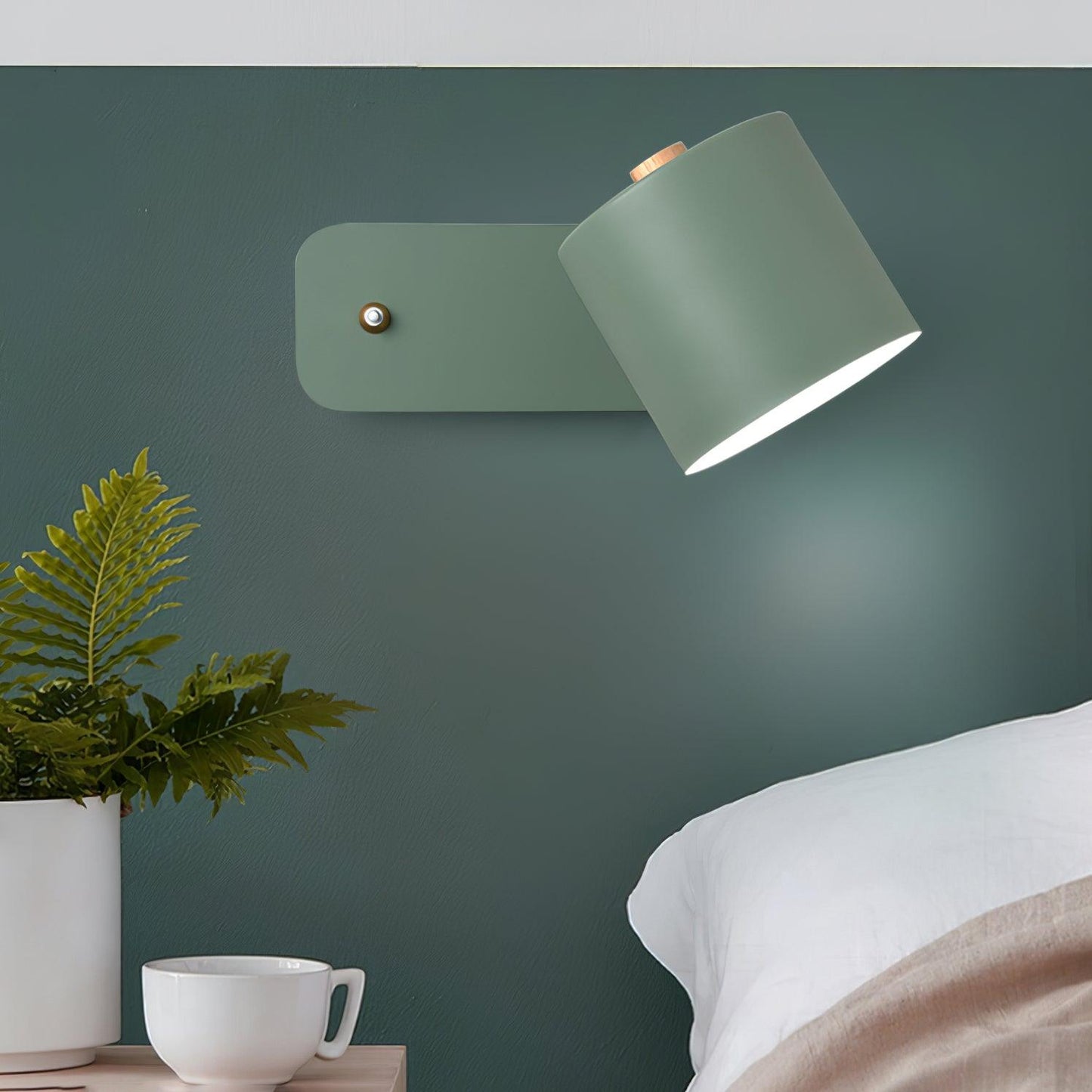 Orin | Rotatable Cylinder Wall Lamp Metal Adjustable for Bedroom Living Room