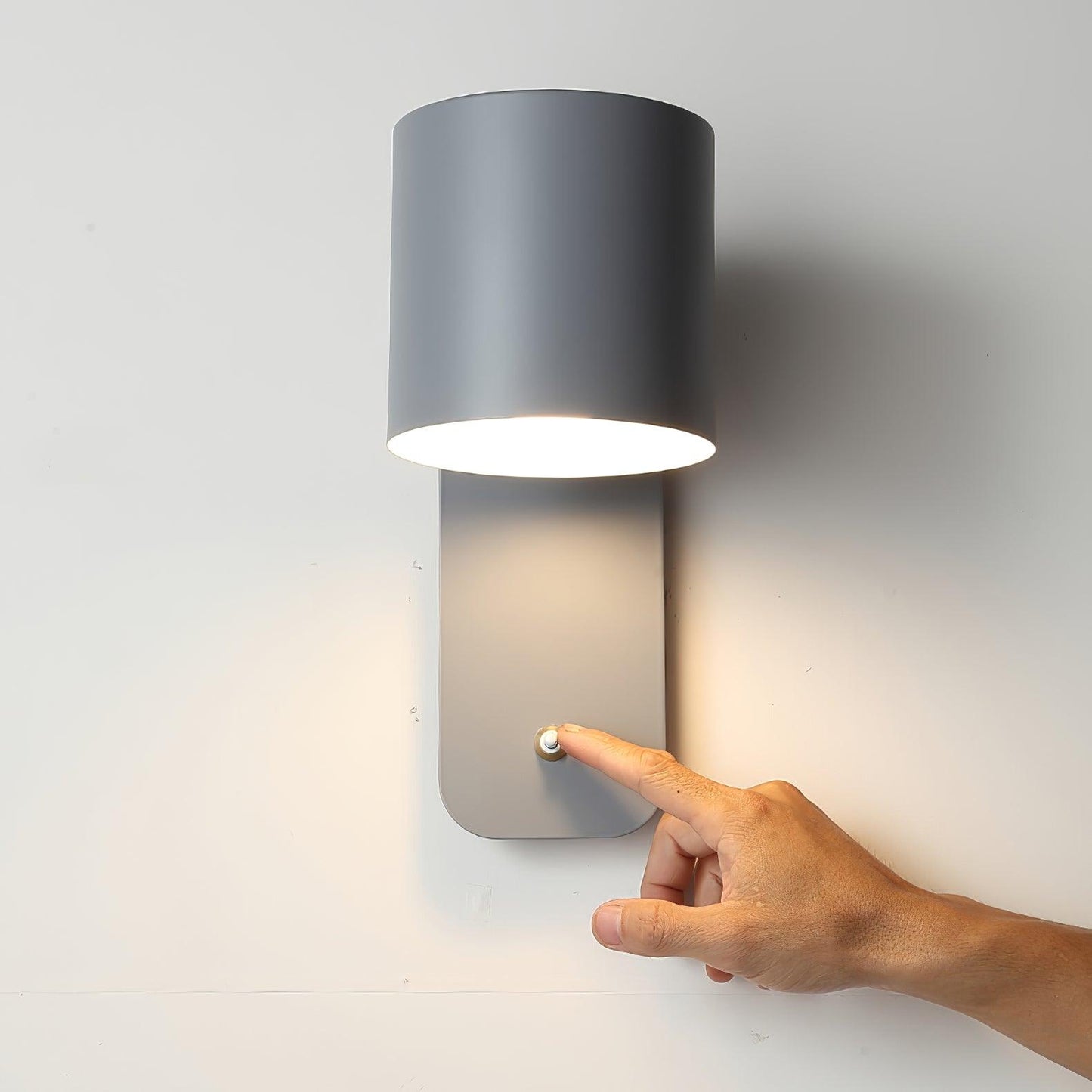 Orin | Rotatable Cylinder Wall Lamp Metal Adjustable for Bedroom Living Room