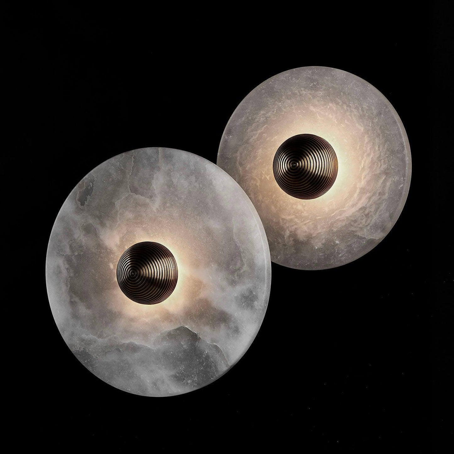 Elara | Soft Glow Alabaster Wall Lamp