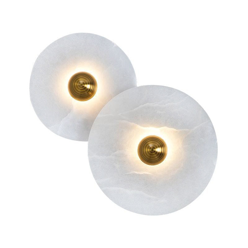 Elara | Soft Glow Alabaster Wall Lamp
