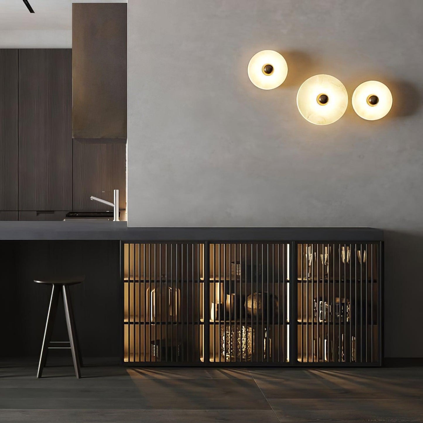 Elara | Soft Glow Alabaster Wall Lamp